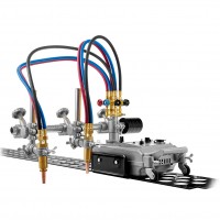Машина термической резки Сварог CG1-100 (2 газовых резака, рельс+штанга, прямой/радиальный рез)