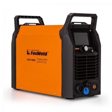 Аппарат воздушно-плазменной резки Foxweld FOXPOWER PLASMA 45 PRO CNC PFC LCD  (рез 25мм, поджиг безосцилляторный (NO HF), разъем ЧПУ)